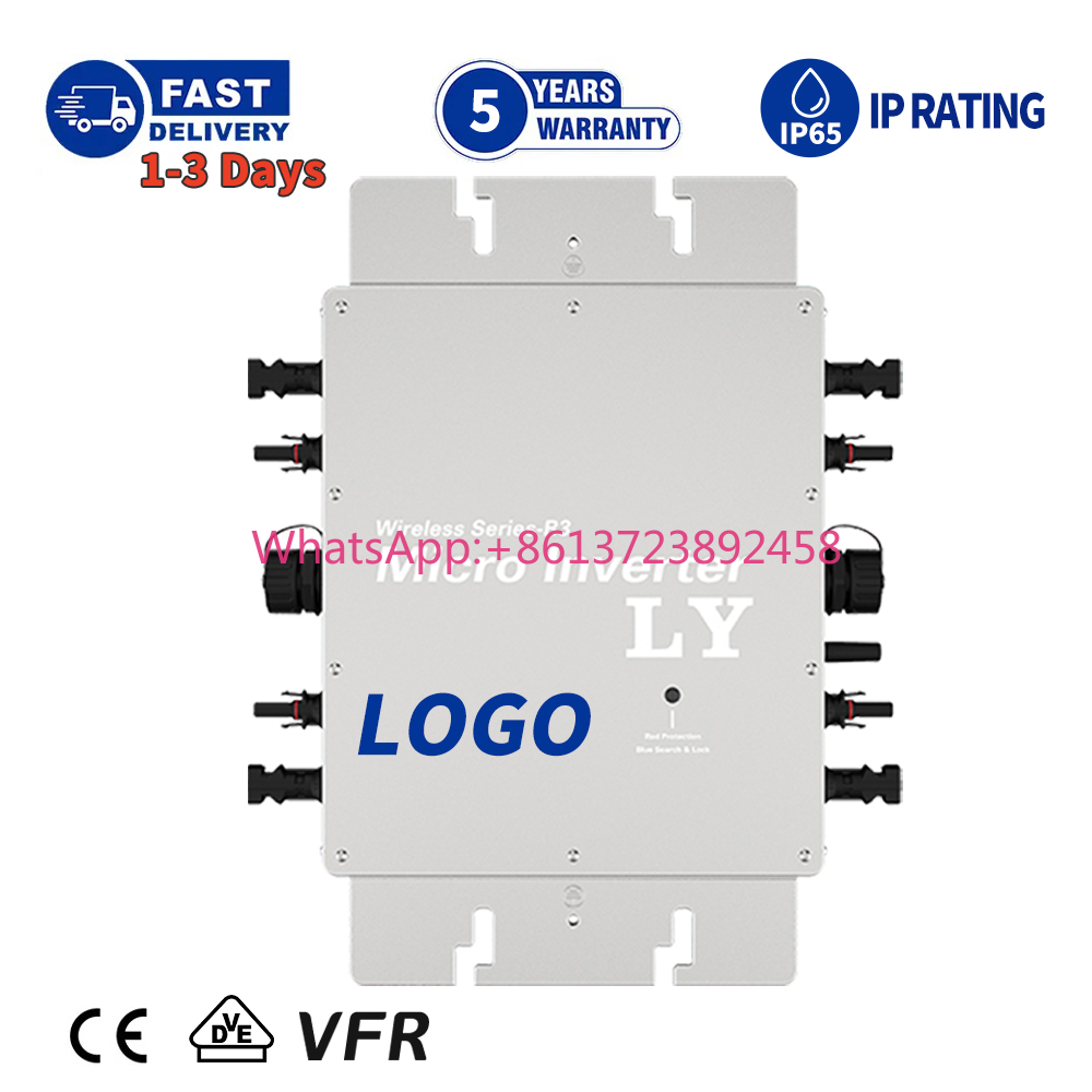 Micro Inverter 1400W Solar Grid Tie - Waterdichte Solar Grid Tie Micro-omvormer WIFI-besturing