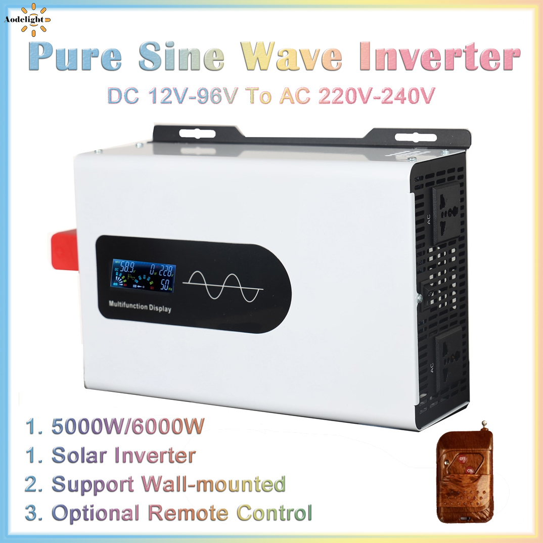 Pure Sine Wave Inverter 5000W 48V 220V - Zuivere Sinus Omvormer 12V 220V 5000W