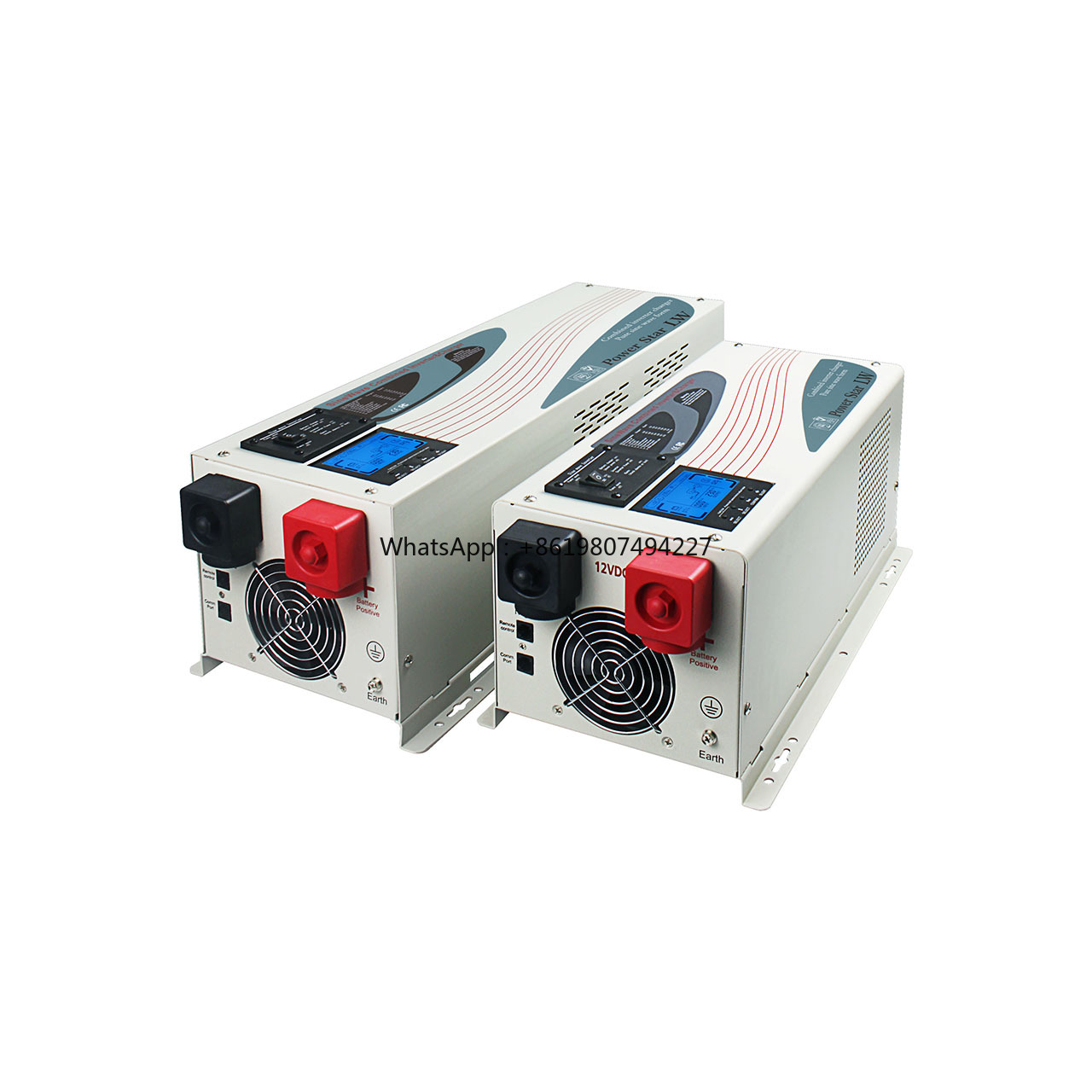 Off Grid Solar Inverter 48V 6000W - Voedingssysteem Laagfrequente Hybride Solar Inverter 12V