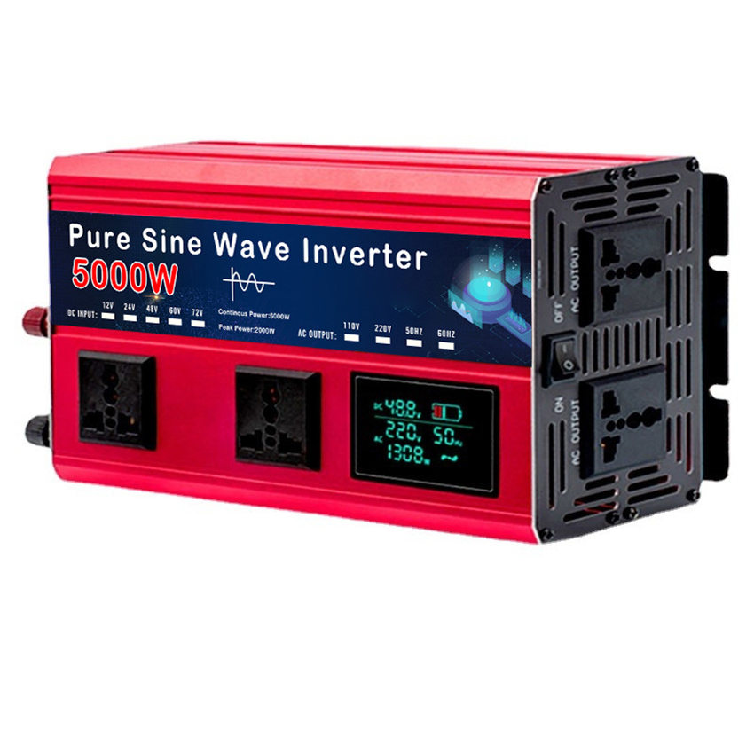 Pure Sine Wave Inverter 5000W 48V 220V - 5000W Zuivere Sinus Inverter Huishoudelijk 12V