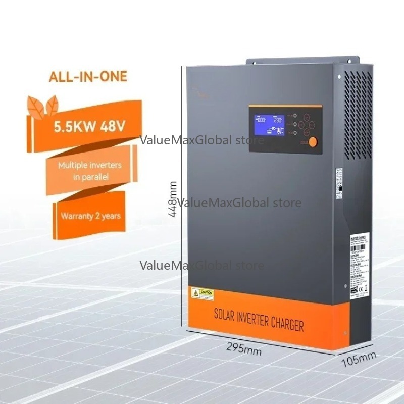 Hybrid Solar Inverter 5.5Kw Mppt 48V - Fabrieksmodel 5,5 kW 5,5 kVA MPPT