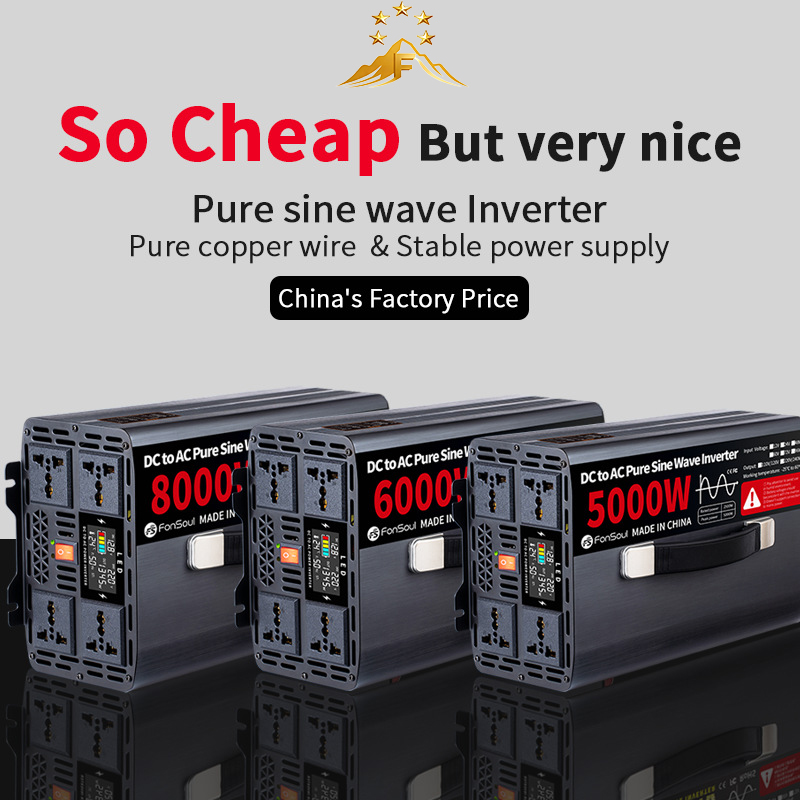 Pure Sine Wave Inverter 5000W 48V 220V - 5KW 6KW 8KW Zuivere Sinusgolf Off-Grid