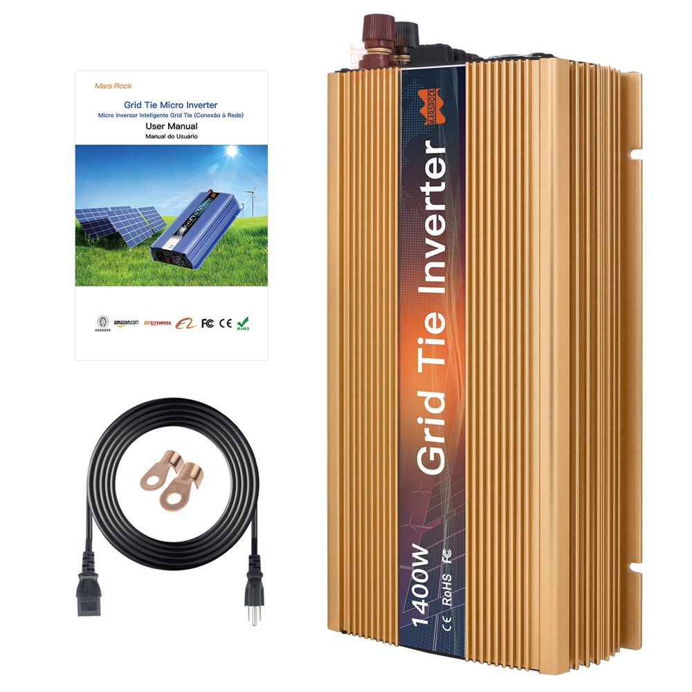 Micro Inverter 1400W Solar Grid Tie - 1400W 10.5 - 50VDC Om AC90