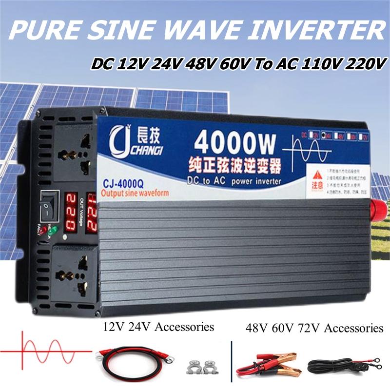 Inverter Pure Sine Wave 60Hz 120V 3000W - 4000 W/5000 W/5500 W/3000 W Zuivere