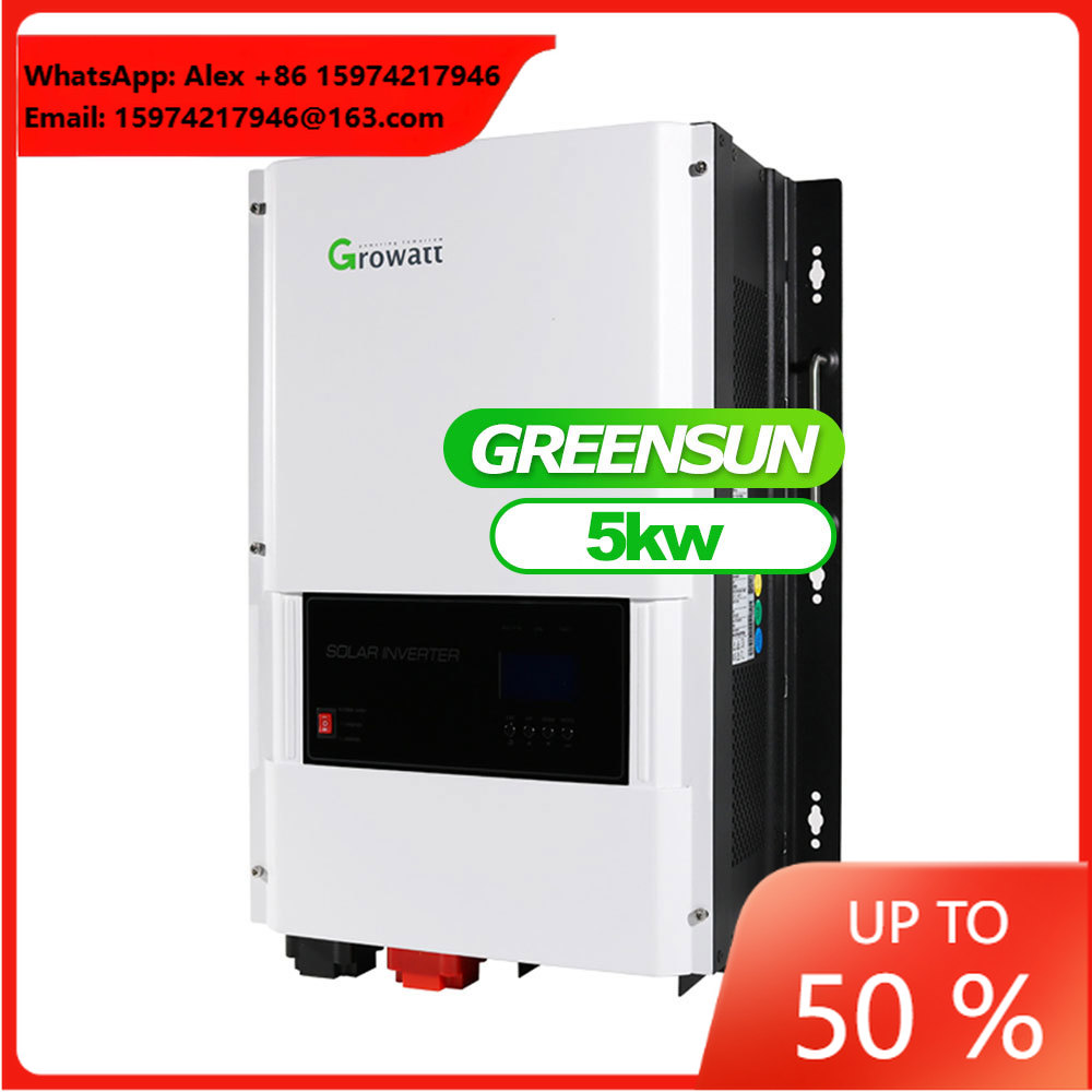 Off Grid Solar Inverter 48V 6000W - Growatt Hybride Omvormer Off Grid 12kw