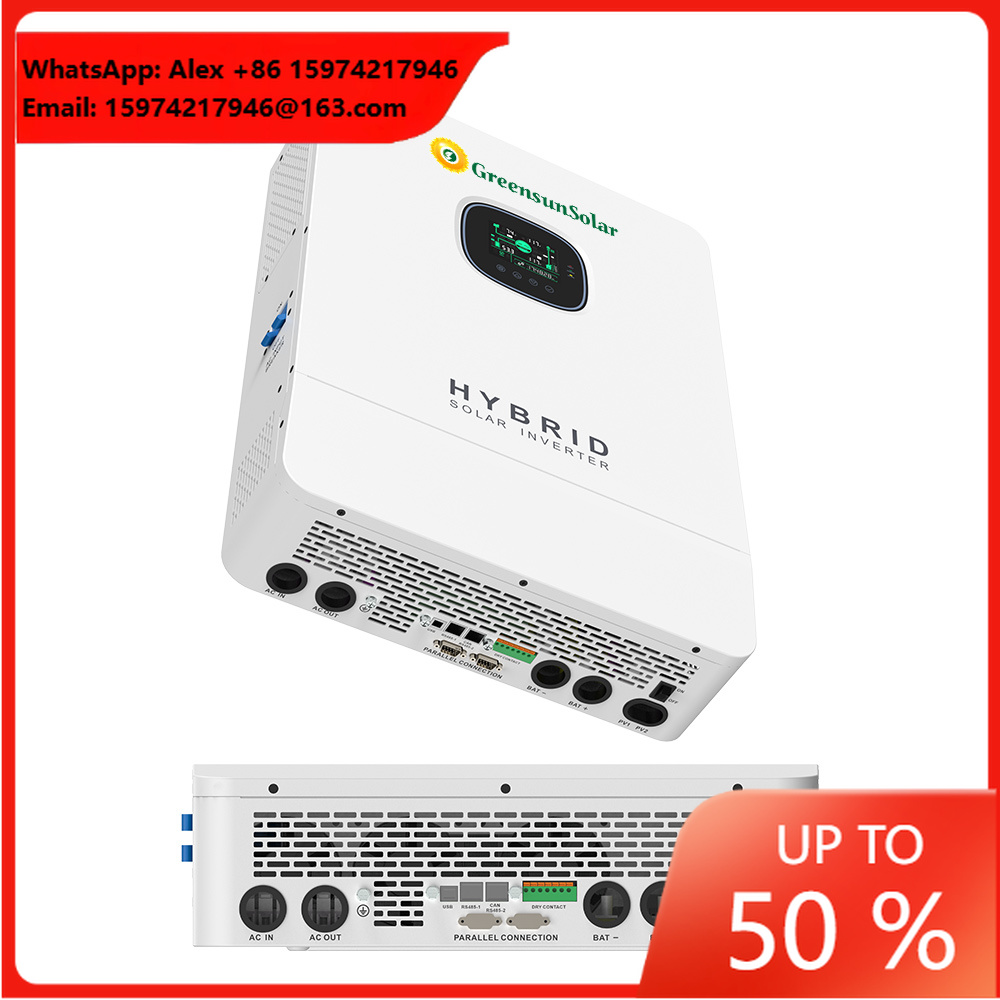 Hybrid Solar Inverter 5.5Kw Mppt 48V - Mppt Solar Hybride Omvormer US 120/240V