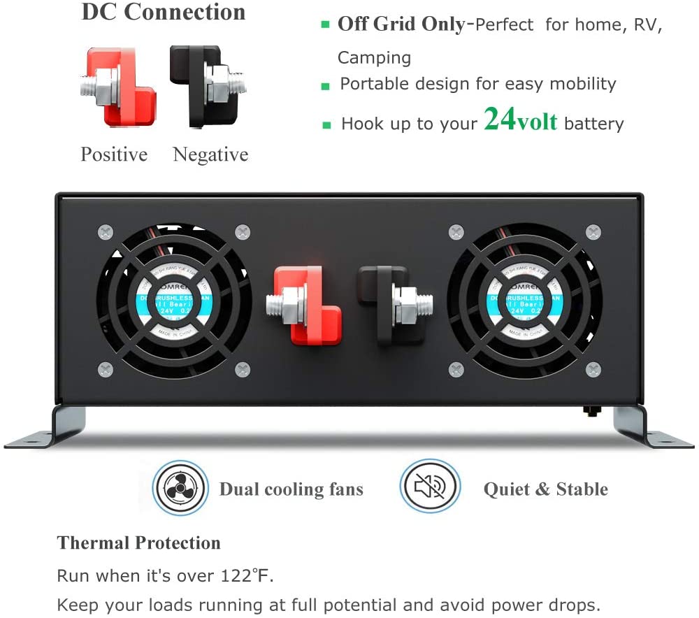 Zuivere Sinus Omvormer 3000W Z - Inverter Pure Sine Wave 60Hz 120V 3000W recensie en prijs