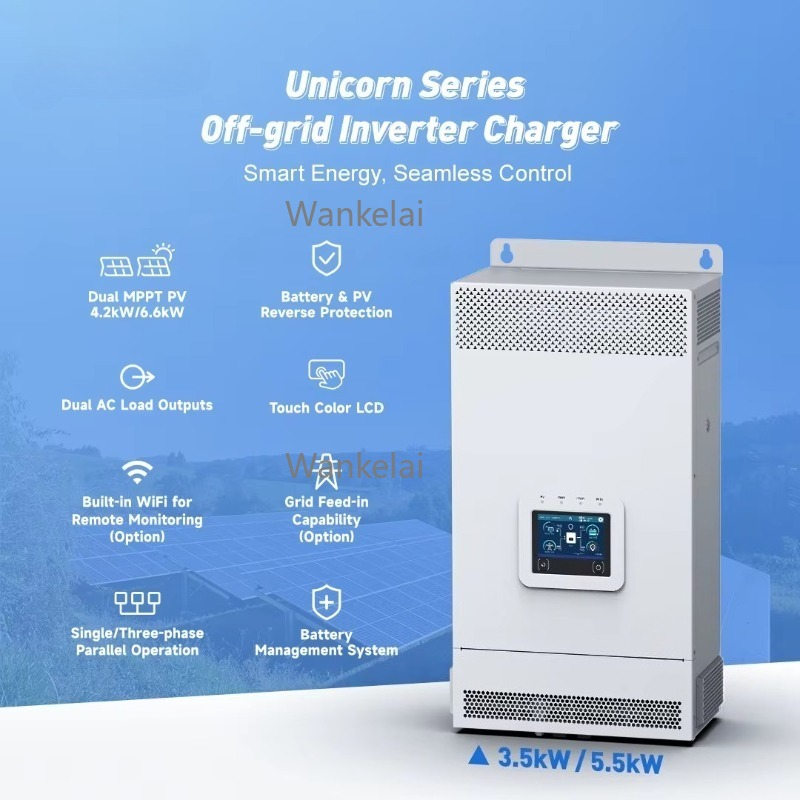 3.5KW 5.5KW 6KW 48v Hybride Om - Hybrid Solar Inverter 5.5Kw Mppt 48V recensie en prijs