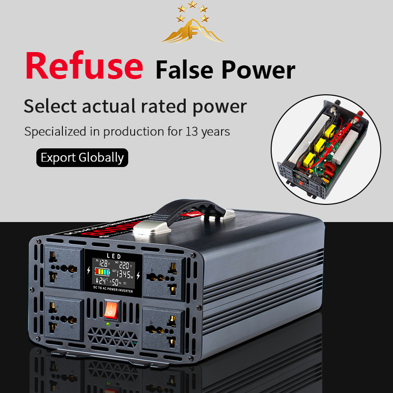 Draagbare zuivere sinusgolf of - Pure Sine Wave Inverter 5000W 48V 220V recensie en prijs