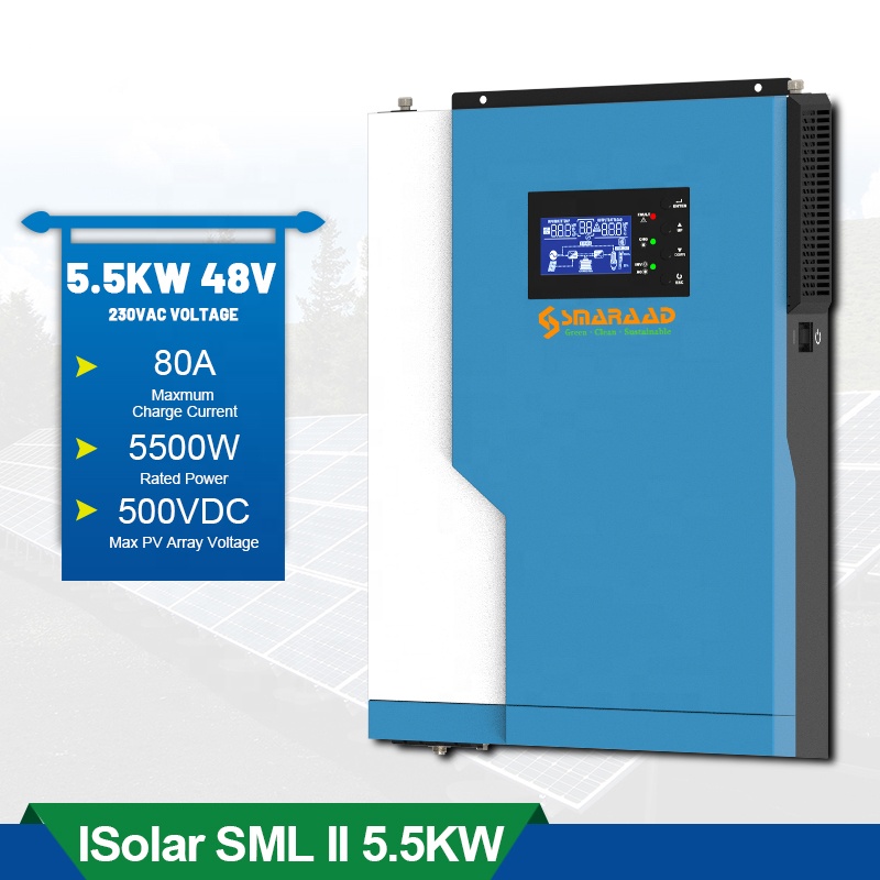Hoge Frequentie Solar Controll - Hybrid Solar Inverter 5.5Kw Mppt 48V recensie en prijs