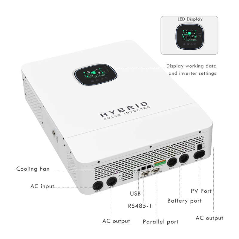 110V 220V Hybride Off Grid Omv - Split Phase Inverter 10Kw 110V 220V recensie en prijs