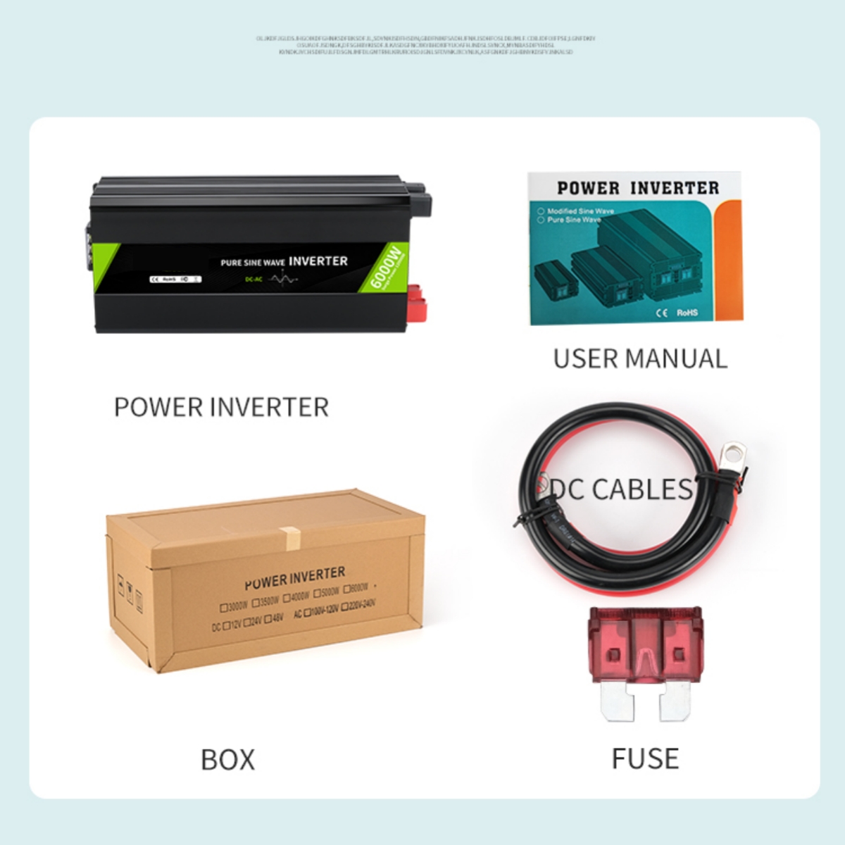 Myami 5000w 12v 24v 48v Dc Naa - Pure Sine Wave Inverter 5000W 48V 220V recensie en prijs