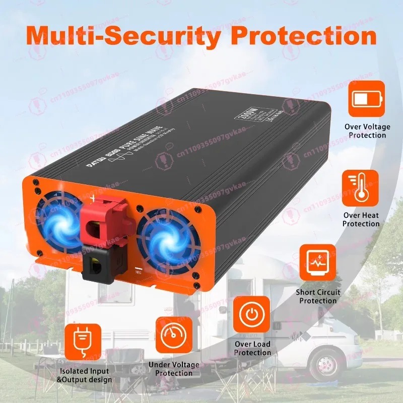 Piek 4000W 12v 24V 48v Dc Naar - Power Inverter 12V 220V 4000W Continuous recensie en prijs