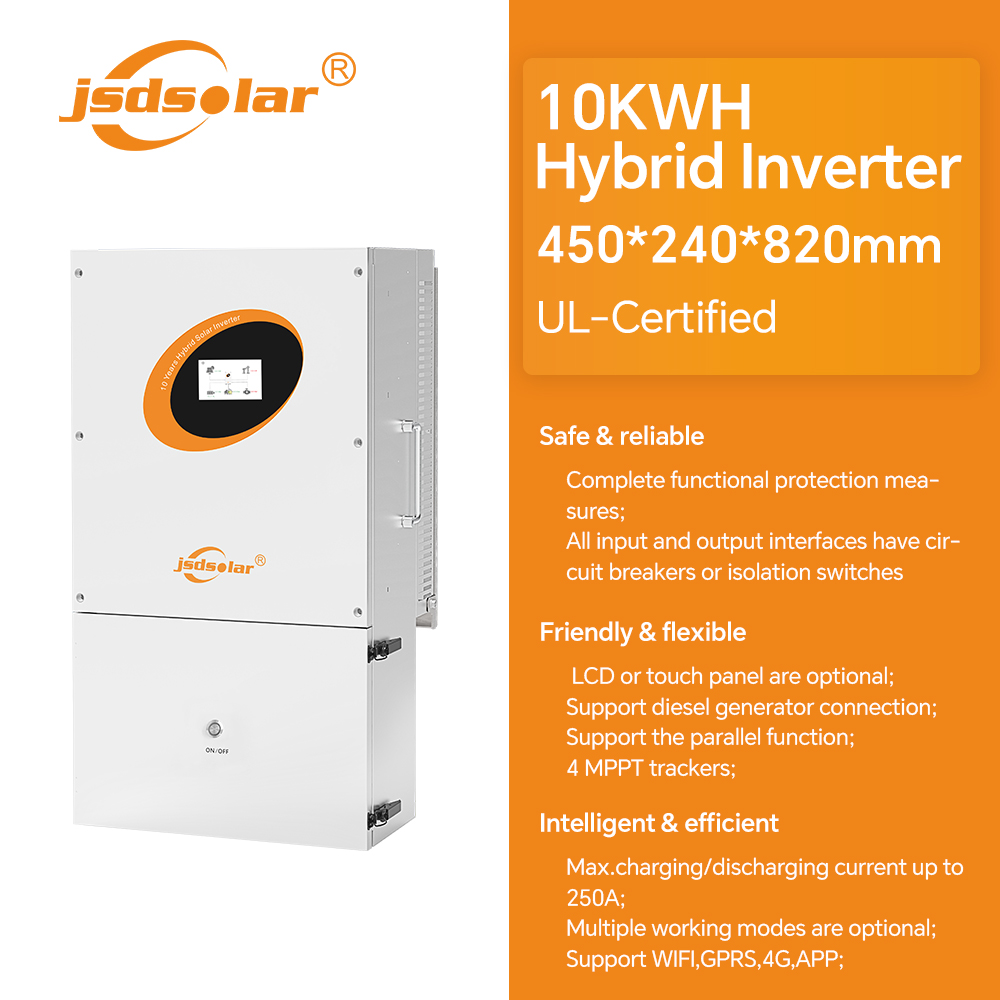 Jsdsolar 10kW Hybride Omvormer - Split Phase Inverter 10Kw 110V 220V recensie en prijs