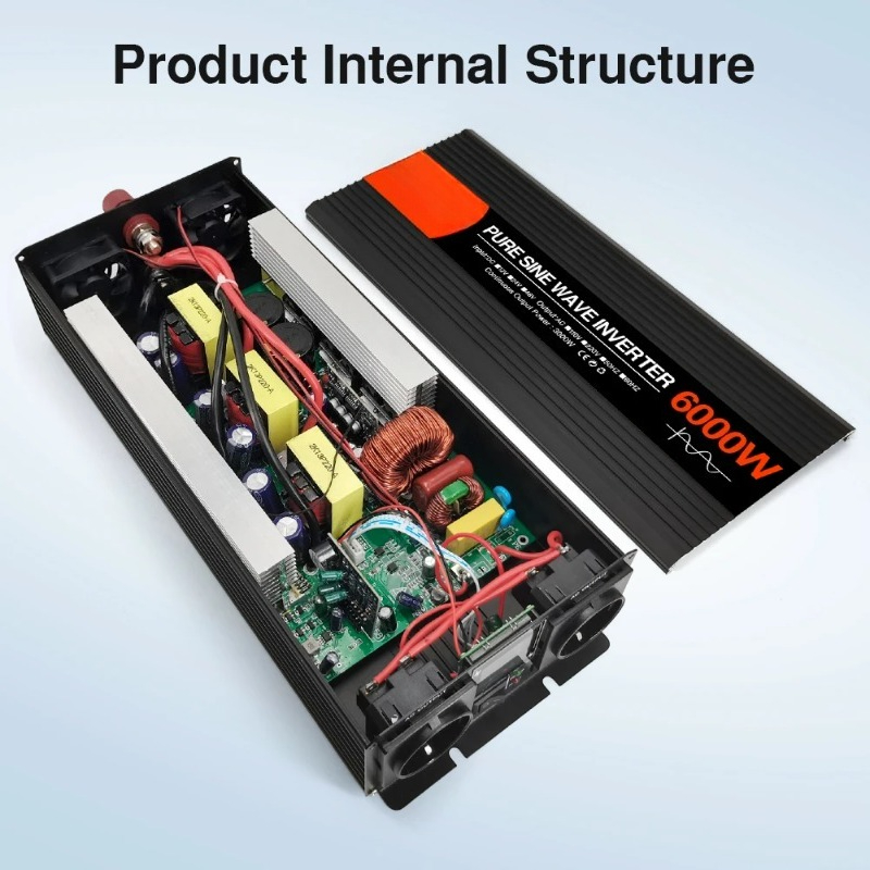 Zuivere Sinusgolf Solar Invert - Pure Sine Wave Inverter 5000W 48V 220V recensie en prijs