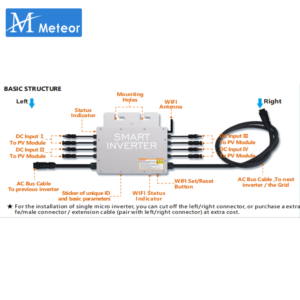 1200W 1400W Solar Grid Tie Mic - Micro Inverter 1400W Solar Grid Tie recensie en prijs