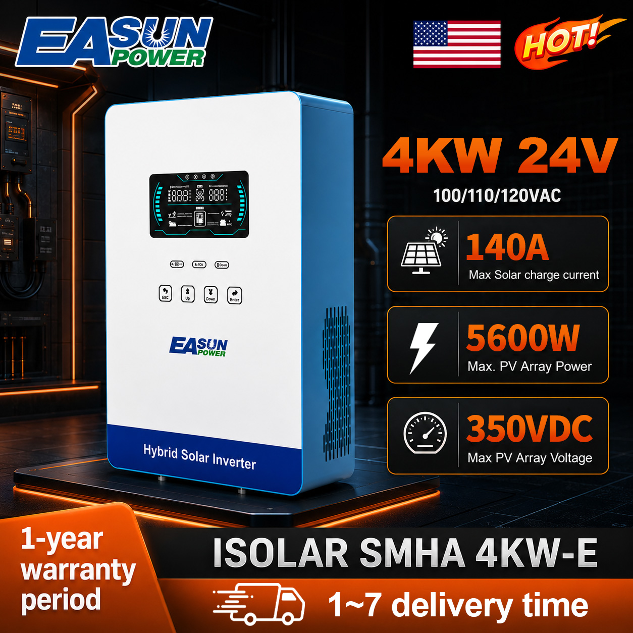 EASUN POWER 4000W Solar Invert - Grid Tie Inverter Limiter 2000W recensie en prijs