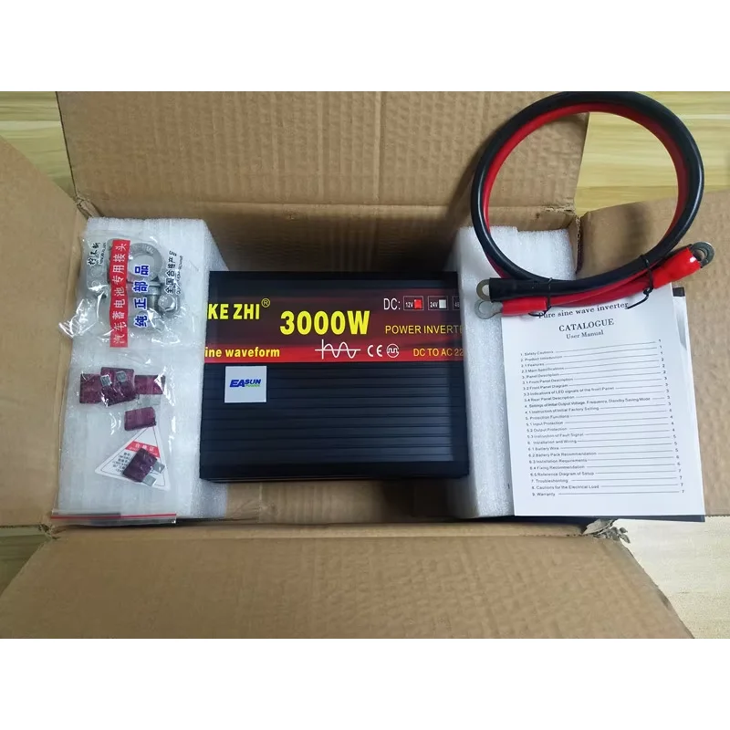 CHKJ Easun 12V 24V 48V DC naar - Pure Sine Wave Inverter 5000W 48V 220V recensie en prijs