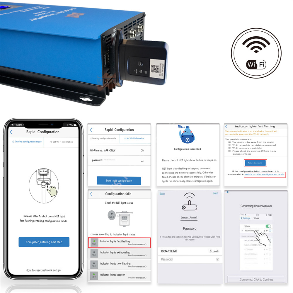 1000W 2000W Wind Mppt Power On - Grid Tie Inverter Limiter 2000W recensie en prijs