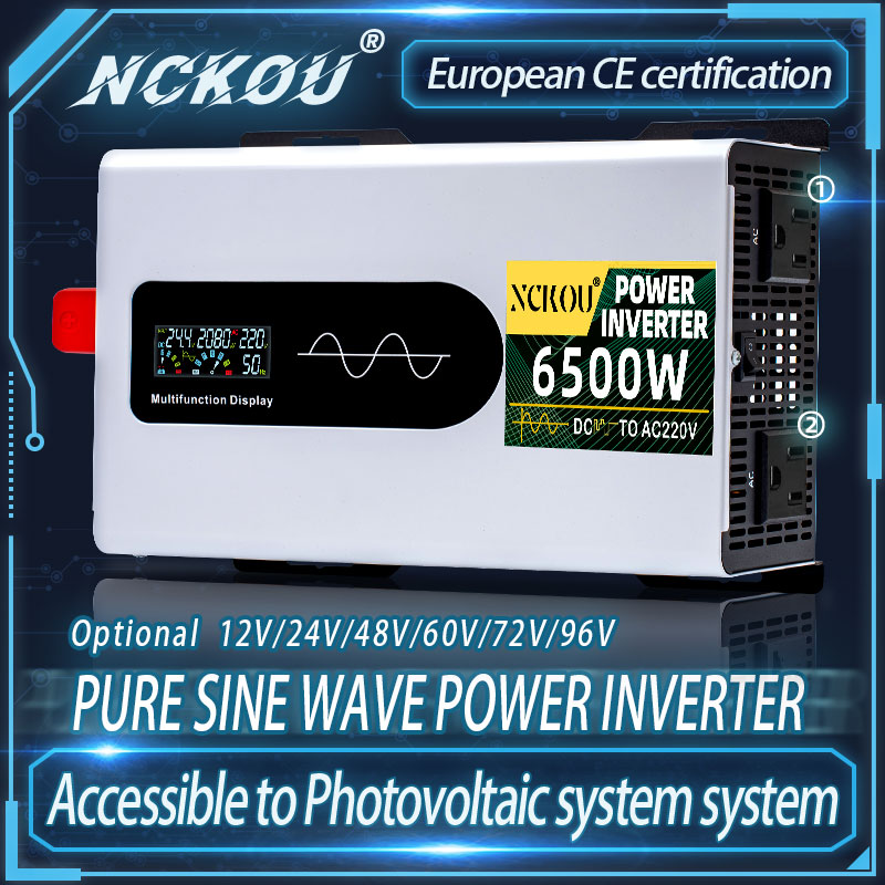 Omvormer 12v 24v 48v 72v Para  - Pure Sine Wave Inverter 5000W 48V 220V recensie en prijs