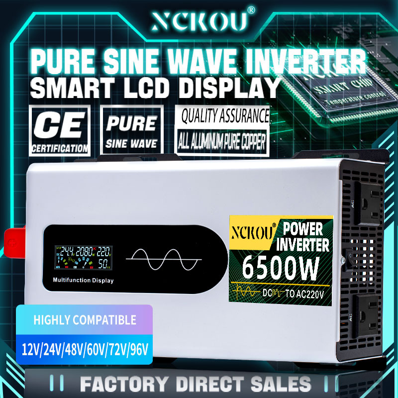 Omvormer 12v 24v 48v 72v Para  - Pure Sine Wave Inverter 5000W 48V 220V recensie en prijs