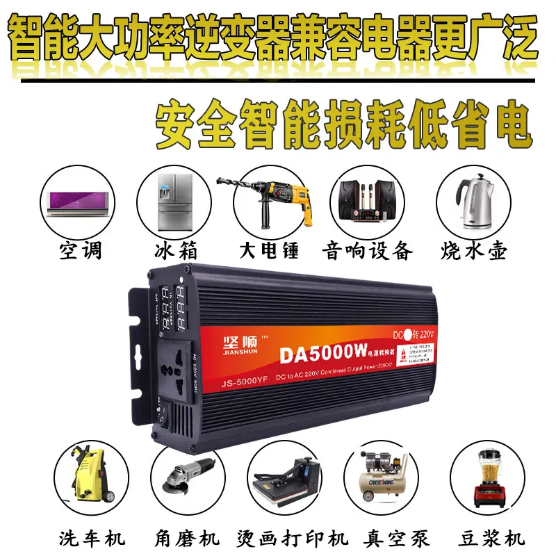 Hoogvermogen 5000W zuivere sin - Pure Sine Wave Inverter 5000W 48V 220V recensie en prijs