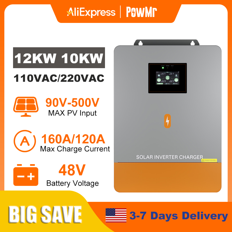 PowMr 12KW 10KW Split-Phase Om - Split Phase Inverter 10Kw 110V 220V recensie en prijs
