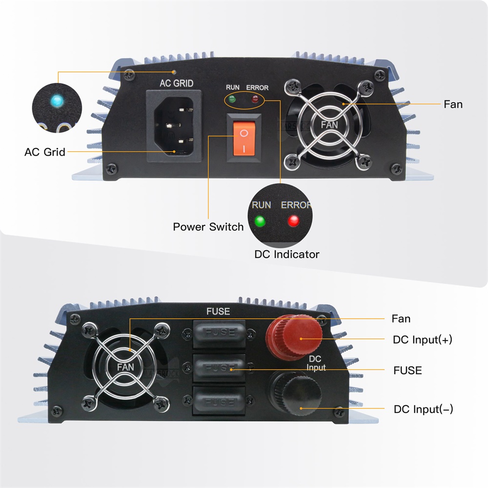 18V 24V 36V 1400W Solar Op Gri - Micro Inverter 1400W Solar Grid Tie recensie en prijs